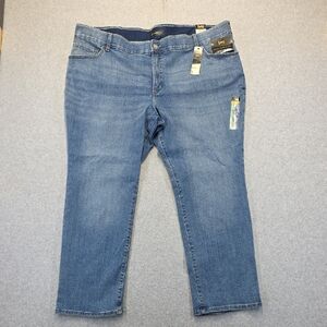 Lee Plus Size 26W Petite Straight Leg Jeans Mid Rise Flex Motion NWT
